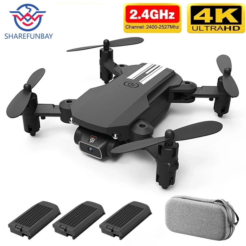 

Мини-Дрон Радиоуправляемый с широкоугольной камерой 4k HD и поддержкой Wi-Fi