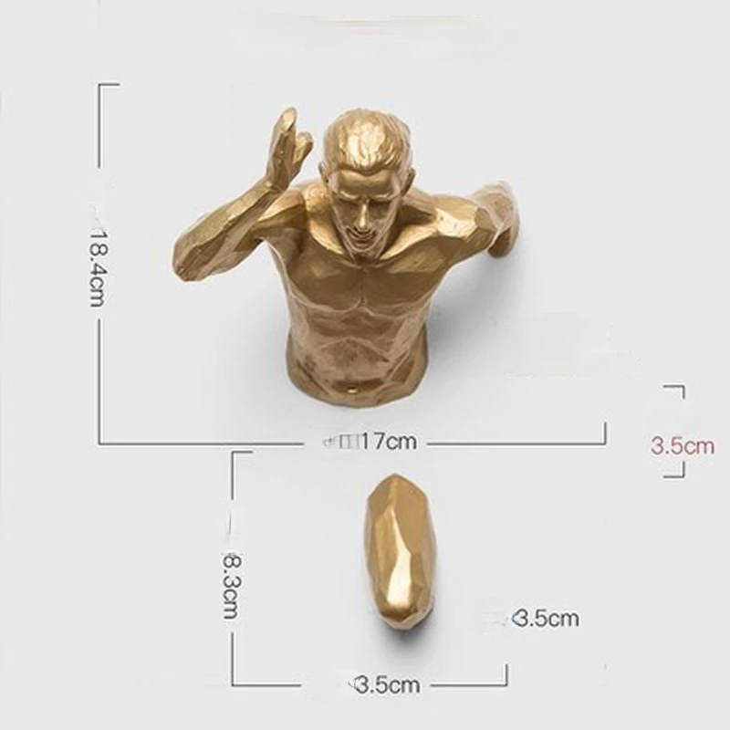

3D Arts & Crafts Runner Sculpture Running Man Art Living Room Wall Decoration Home Running Wall Art Decor