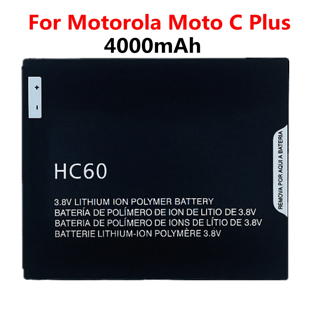 new battery for motororola moto c c plus e3 e4 e5 play e6 e6 plus phone batteries gk40 gk50 hc40 kc40 hc60 ke40 je30 free global shipping