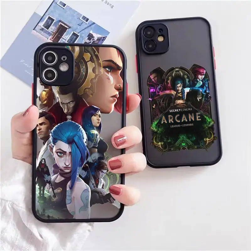 

Arcane Phone Case For iphone 13 12 11 xr xs x 7 8 pro max Light black Soft TPU Silicone Clear Case Cover