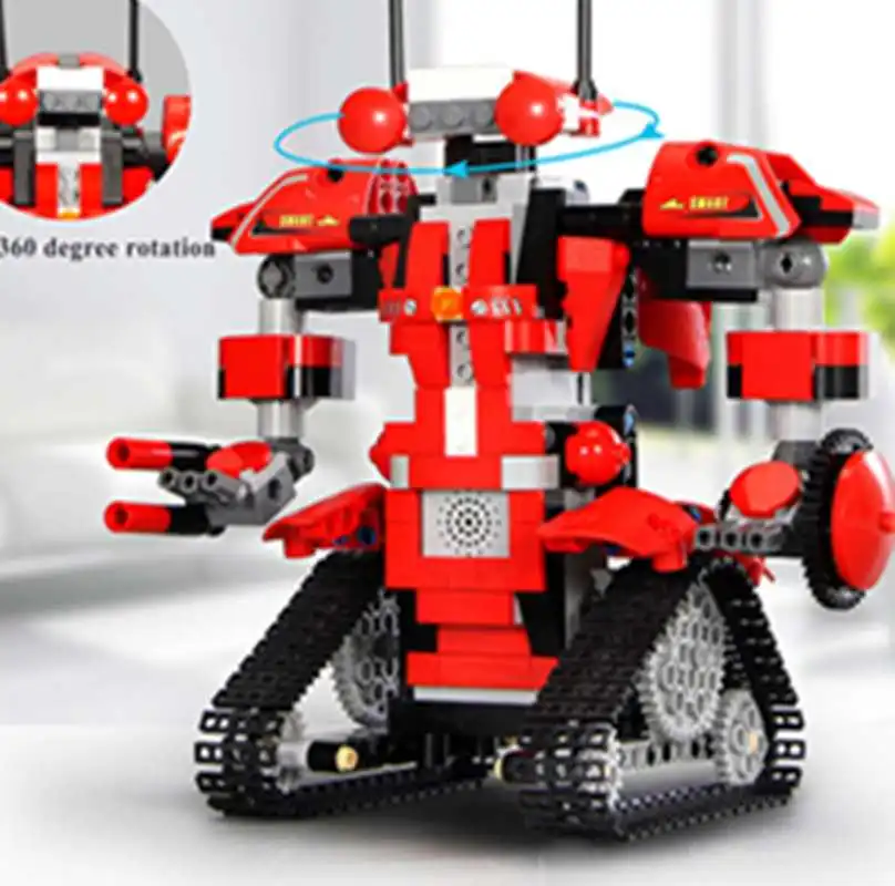 Робот-конструктор DIY сборщик робот приложение Двойной режим беспроводной пульт