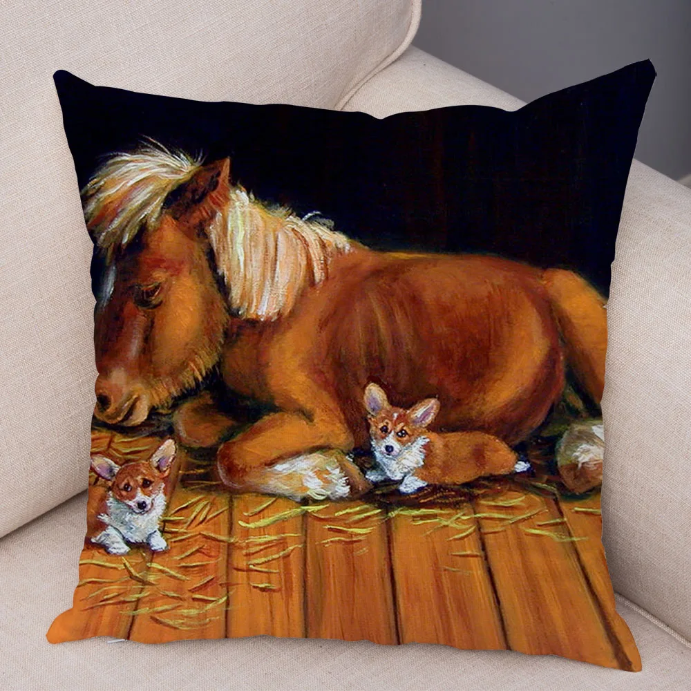 

Наволочка BANXIAO Welsh Corgi Pembroke