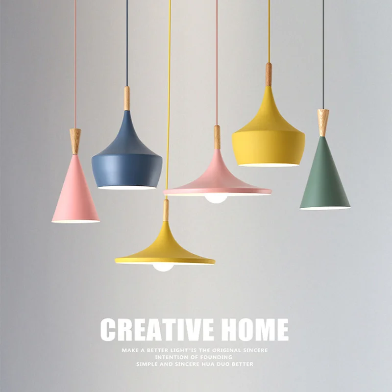 Люстры в скандинавском стиле для ресторана железная алюминиевая Люстра отеля