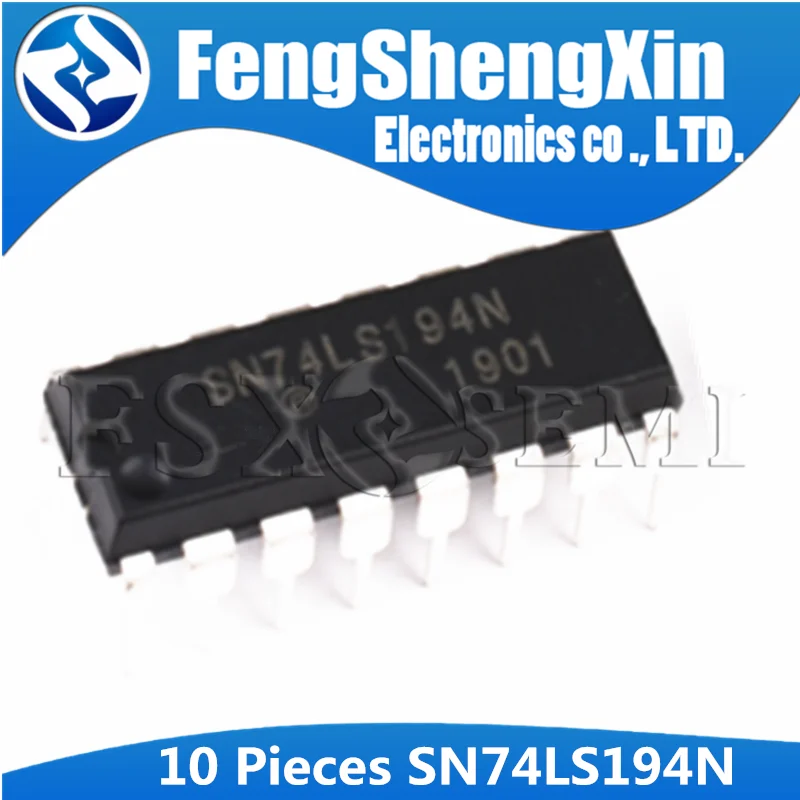 

10pcs/lot 74LS194 HD74LS194P SN74LS194N DIP-16 4-BIT BIDIRECTIONAL UNIVERSAL SHIFT REGISTER IC