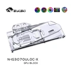 Водяной блок Bykski для цветных IGame RTX 3070 Advanced OC RTX3070 Ultra OC GPU Cardполнокрытый медный радиаторсветильник