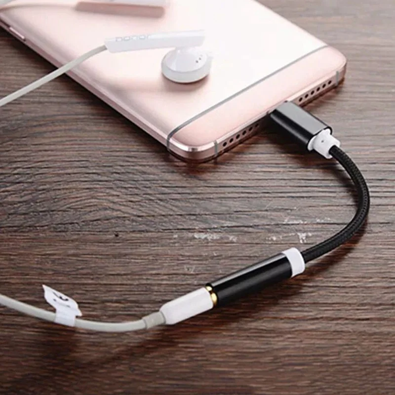 

Type-C Headphone Adapter Converter Type C To 3.5mm Earphone Cable Adapter For Huawei Xiaomi P10 P20 P30 Pro Mate 10 Pro 20 30