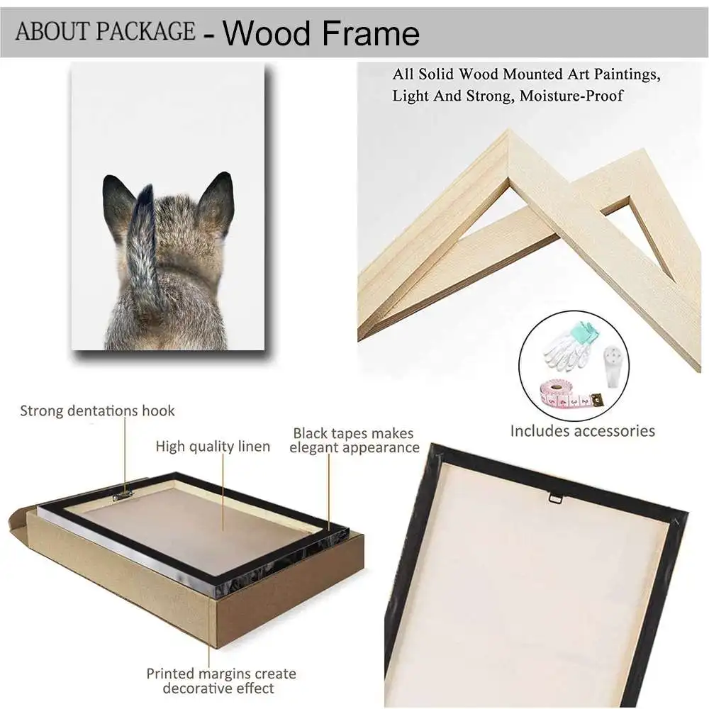 Рисунок волчьего медвежонка хвост лесные животные деревянные деревья декор для