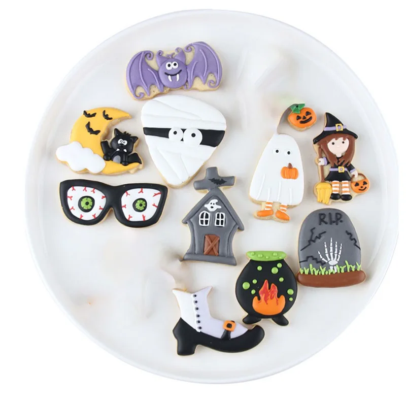 

1pc Halloween Animal Aluminum Alloy Cutter Cookie Biscuit Mold Baking Tools