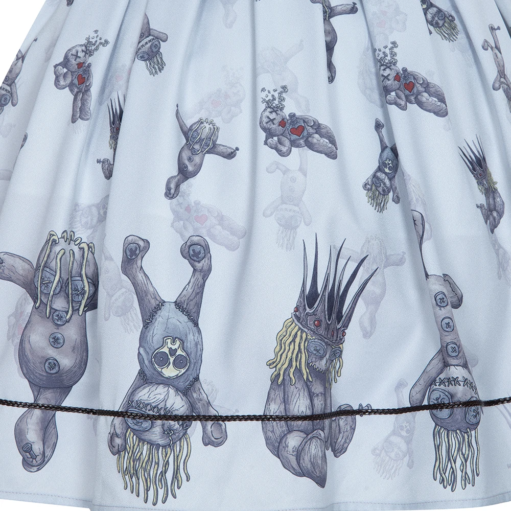 

Melonshow Gothic Lolita Dress Plus Size Blue Goth Style Dress Victorian Dress Women Kawaii Clothes Lolita Vest Cute Girls