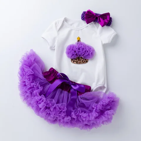 Юбки-пачки для девочек, фиолетовый, шорты для младенцев, комплект, детский комбинезон, Одежда для новорожденных, комплекты танцевальная юбка кружевная детская юбочка, одежда для детей