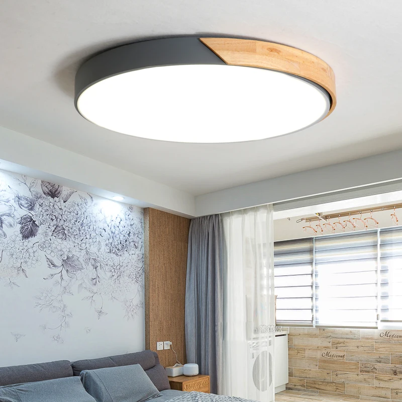 Современный деревянный потолочный светильник s для гостиной спальни детский