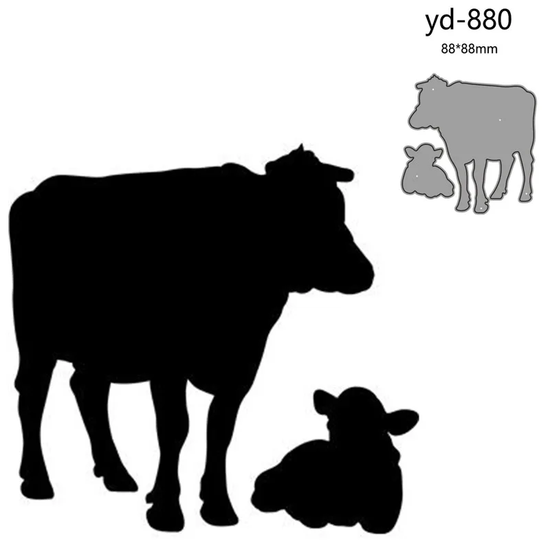 Металлические штампы для вырезания форма животных корова украшение