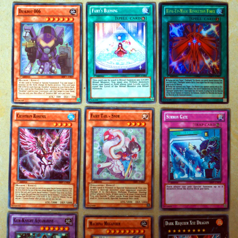 Yu Gi Oh Deck английская карточка 24 216 настольная игра для борьбы Yugioh карты дуэли