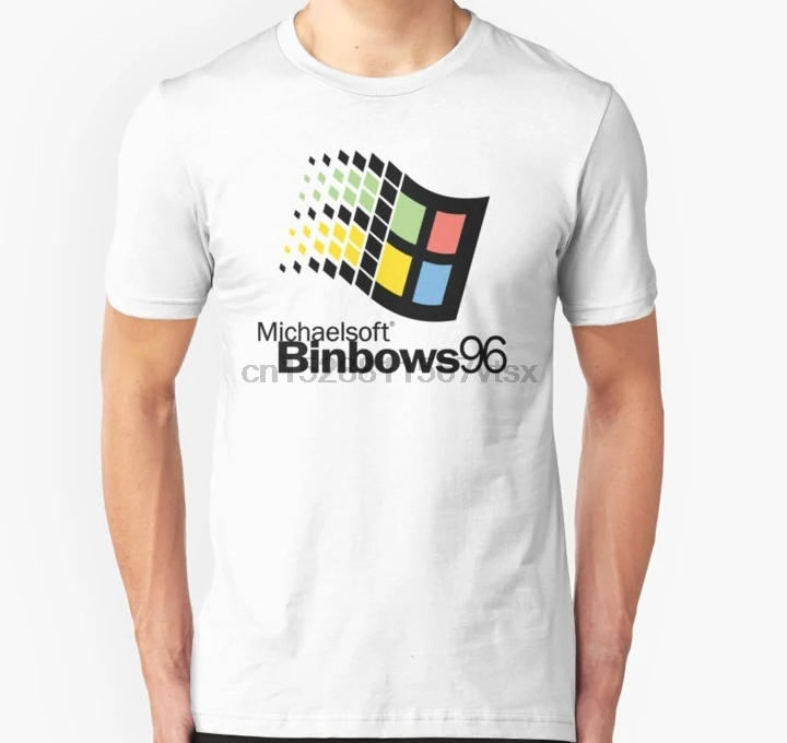 Мужская футболка микаэлсофт бинлус 96 унисекс с принтом футболки Топ|Мужские