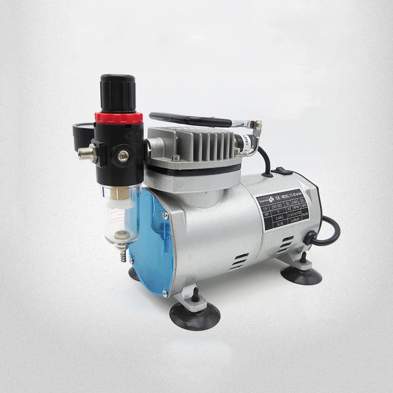 Маленький воздушный компрессор 18B стандартный насос цветной распылитель