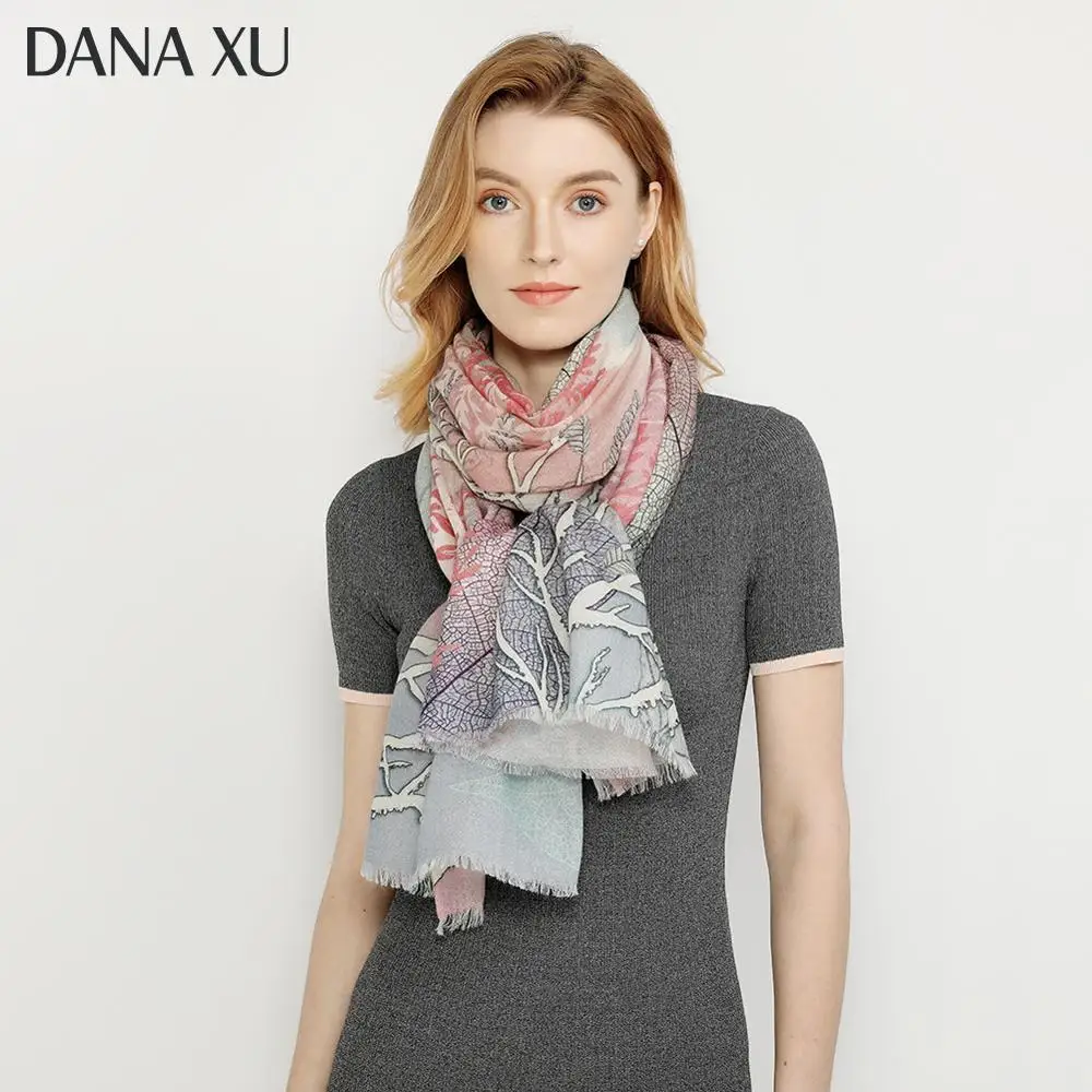 

2020 New Women Cashmere Scarves Lady Winter Warm Soft Pashmina Shawls Wraps Wool Long Scarf Blanket Face Shield