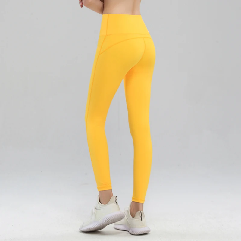 Леггинсы с высокой талией Для женщин Фитнес тренировки пуш-ап леггинсы Activewear