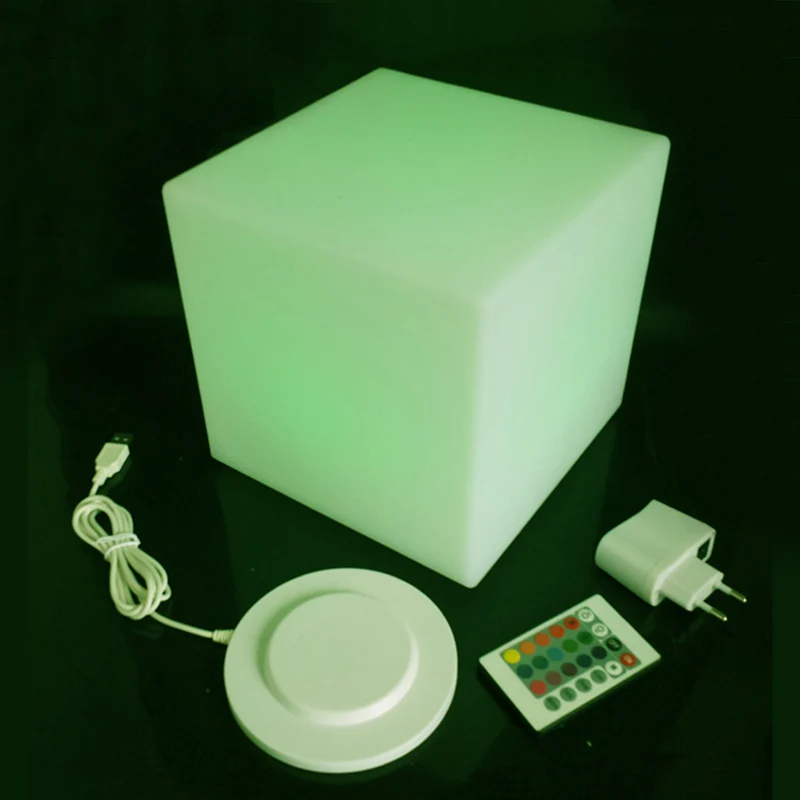 Уличное сиденье со светодиодной подсветкой 20 см 4 шт./лот|cube seat|led cube seatlot lot |