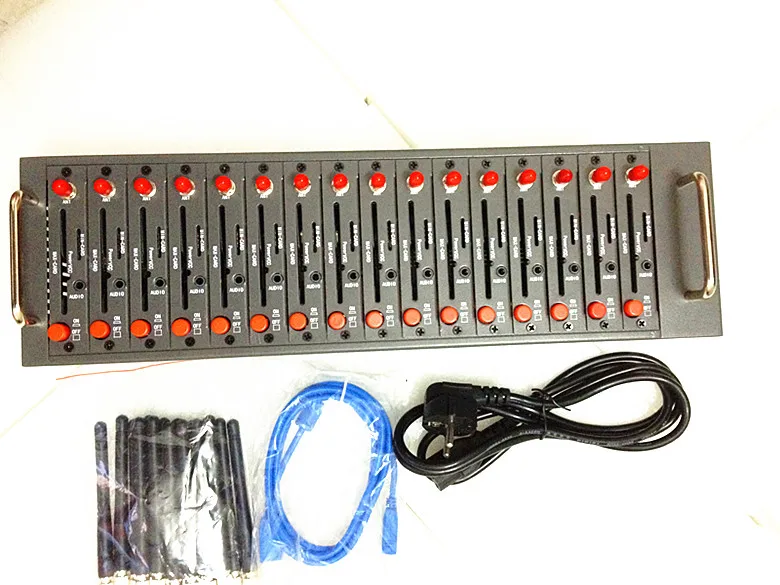 16 портов Gsm/gprs модем пул USB интерфейс Wavecom At команды Q24plus |
