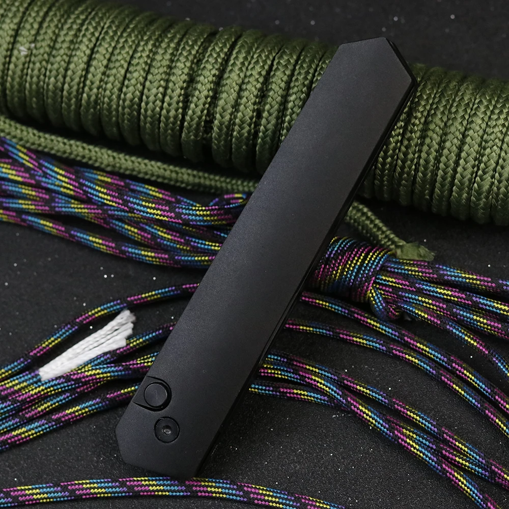 

New 154CM Mark Blade Aluminum Alloy Handle Hunting Camping Pocket Outdoor Survival Kitchen EDC Tool Tactical Folding Knife