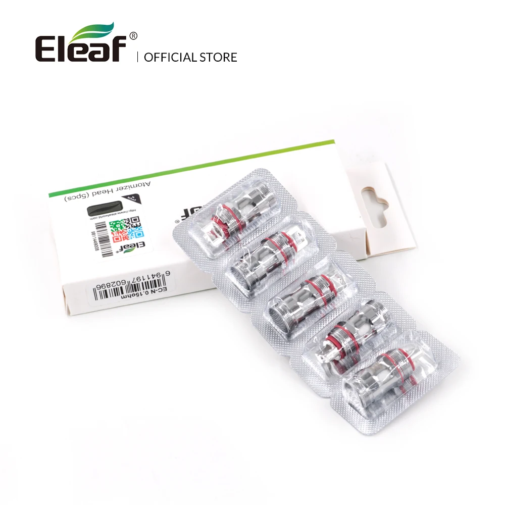 5 шт./лот, Eleaf EC-M/EC-N, 0.15ohm, сменная катушка, подходит для iJust ECM, электронная сигарета, катушка