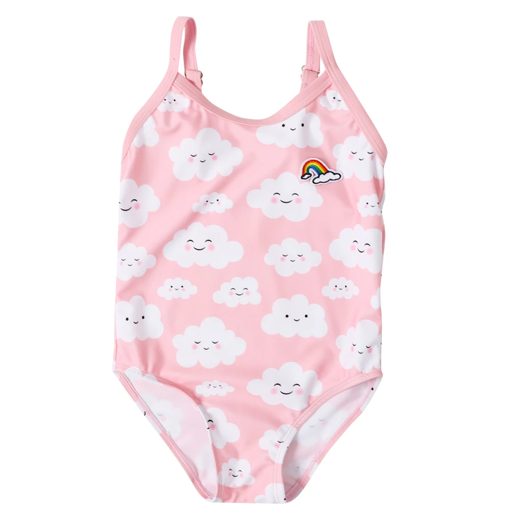 Новинка 2020 купальник для маленьких девочек Цельный классическое детское боди с