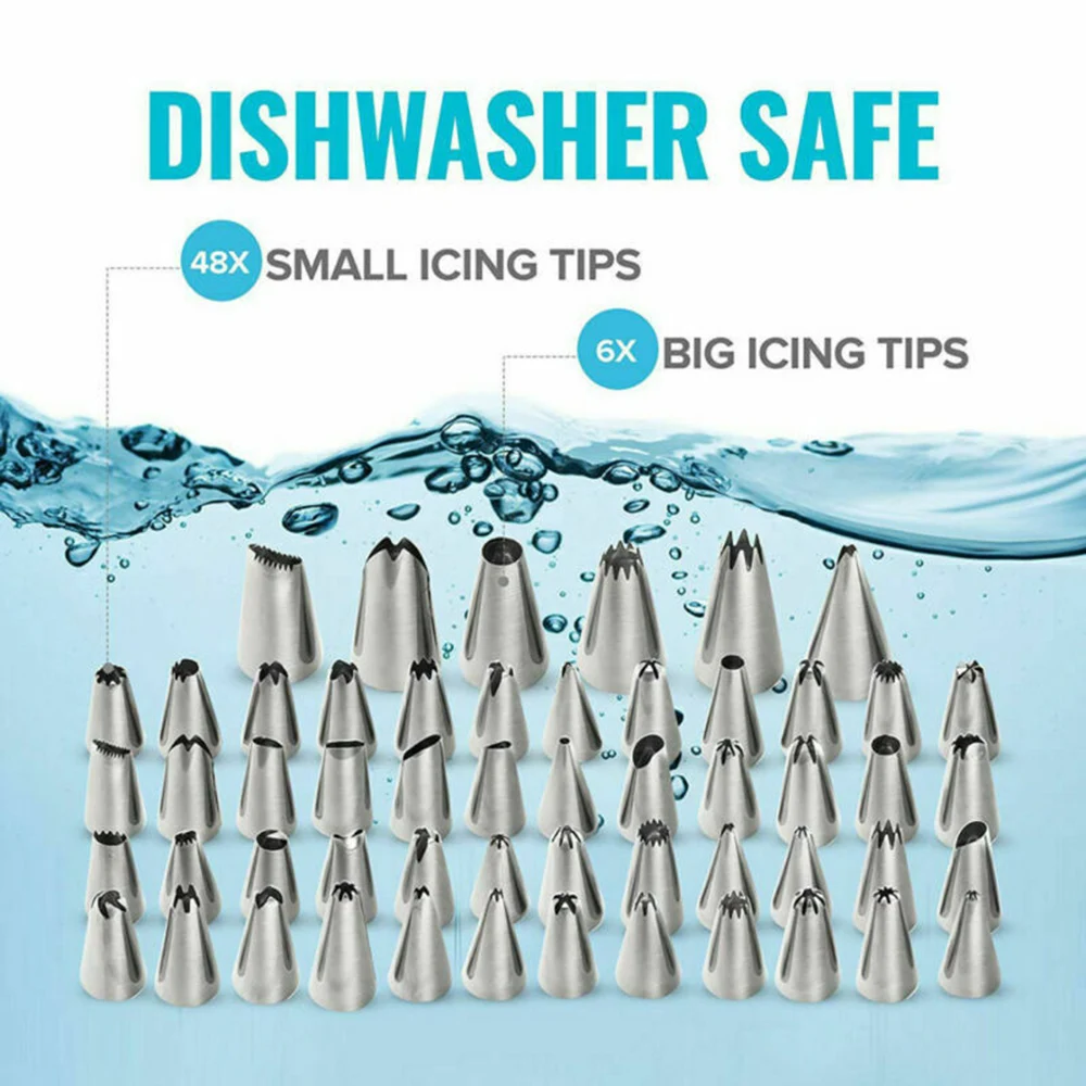 106 шт. комплект для украшения торта инструмент выпечки помады поворотная труба