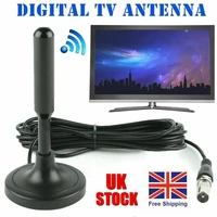 uk best portable tv antenna indoor outdoor digital hd freeview aerial 100 miles