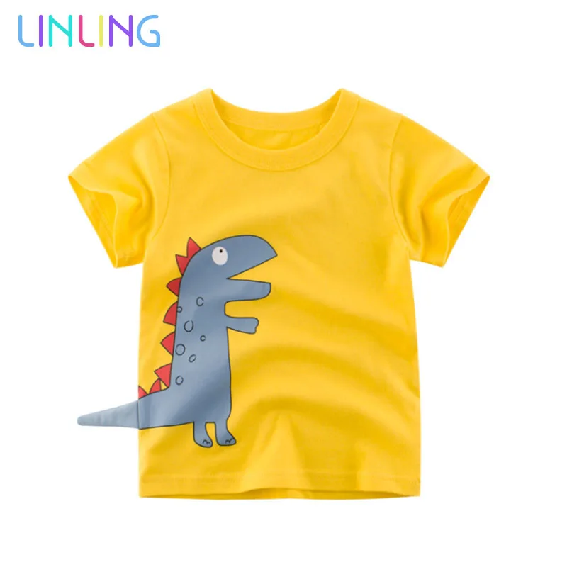 

Cartoon Print Cotton Tees children's T-shirt summerSummer T-shirt Kids Tees 2020 Cartoon T-shirt tops shirts kids t shirt boy