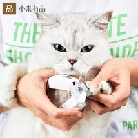 youpin petkit professional pet nail clipper scissors antisplash and built in rasp replaceable battery with led cat nail trimmer