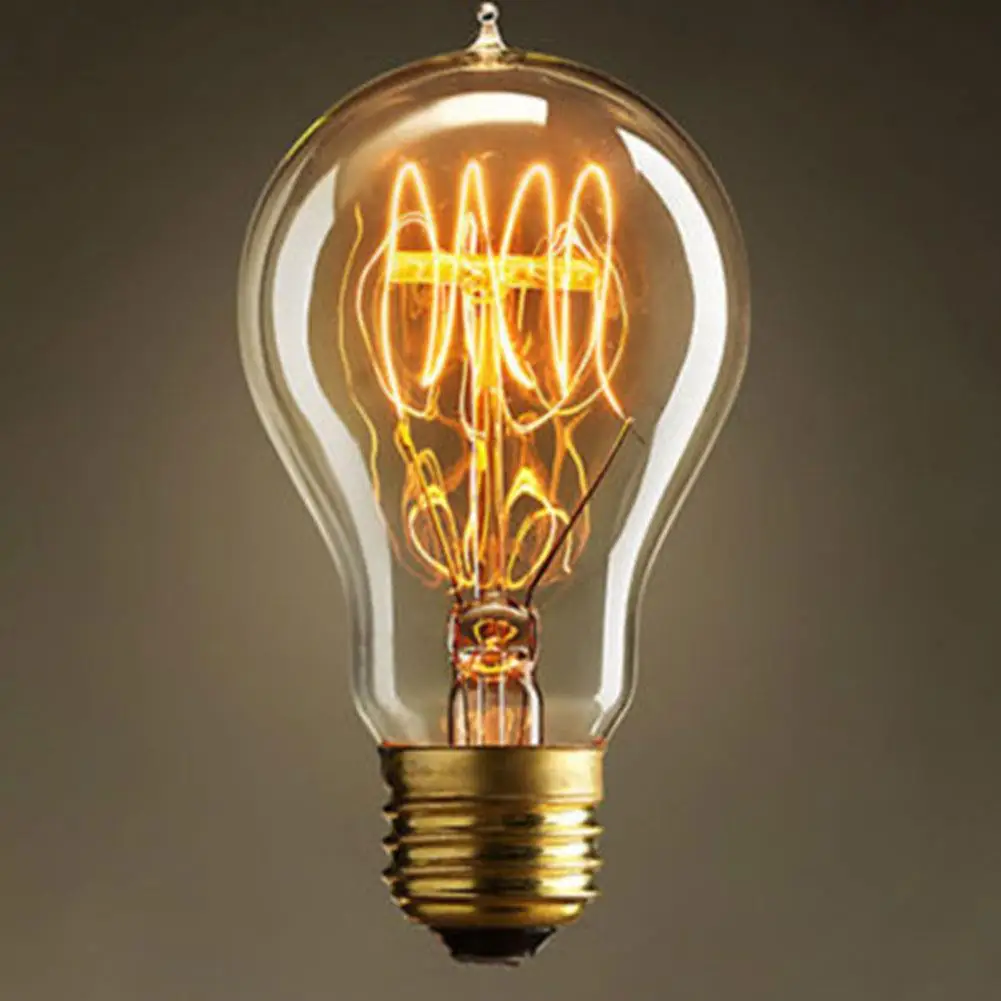 

Dimmable Vintage A19 Edison Incandescent Bulb Filament Lamp Light Household