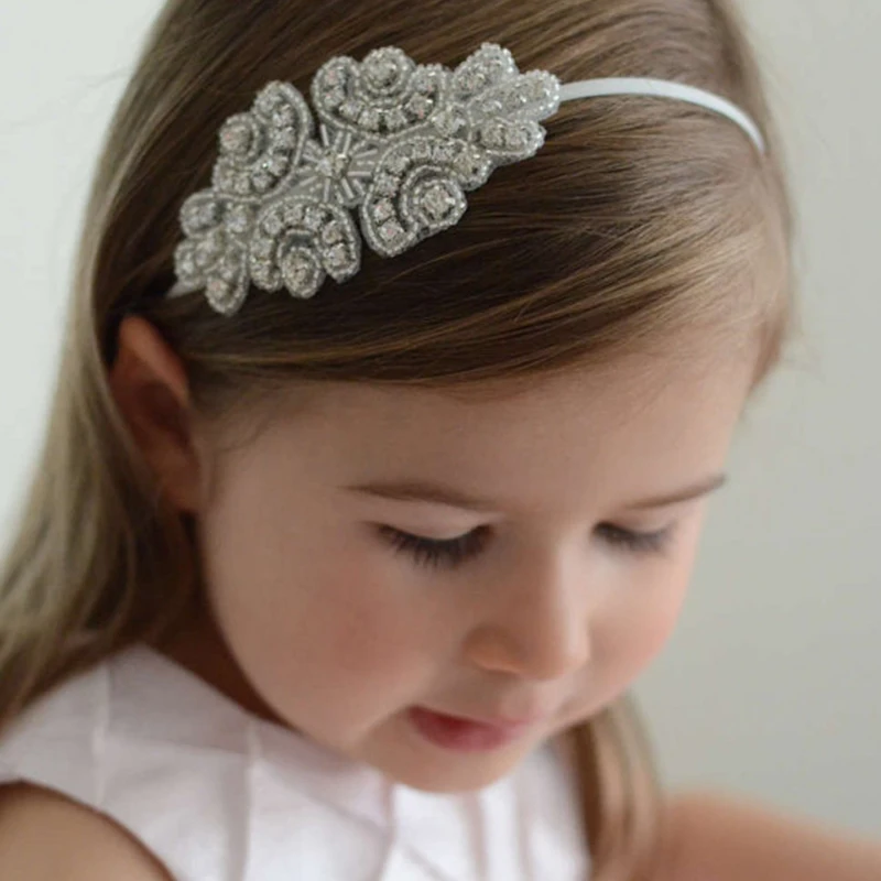 

Boutique Headband Toddler Girls Rhinestone Hairband Baby Birthday Party Photo Props Children Hair Accessories