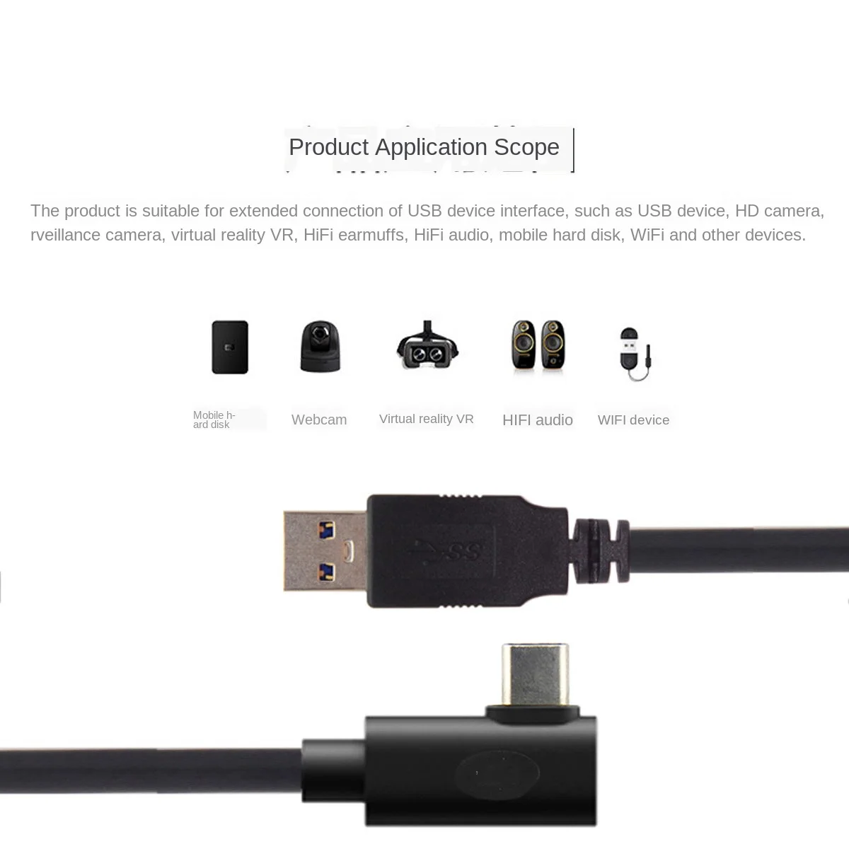 Кабель для передачи данных Oculus Quest/2 Link USB- C Steam VR Type- 3 1 м | Электроника