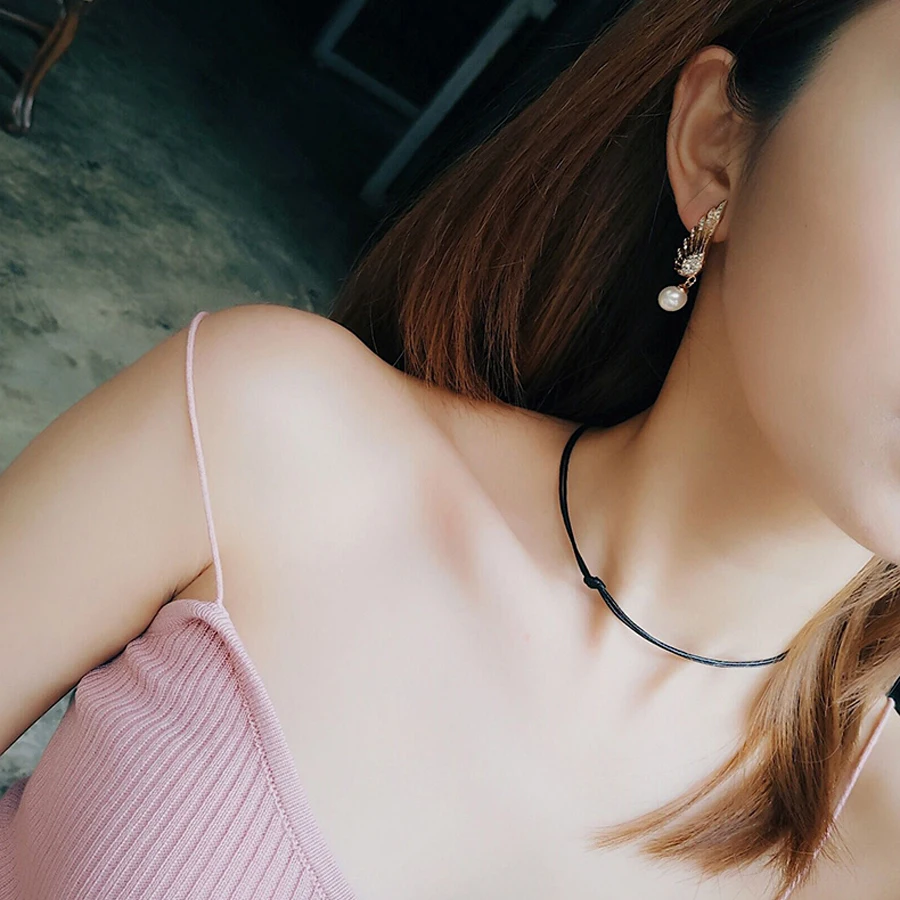 Модные Асимметричные дизайнерские серьги клипсы ювелирные изделия без