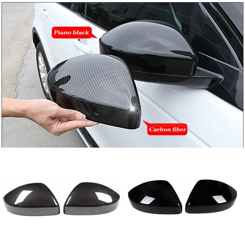 For Land Rover Discovery Sport Range Rover Velar Evoque Jaguar F-Pace Rearview Rear View Mirror Covers Car Styling Accessories