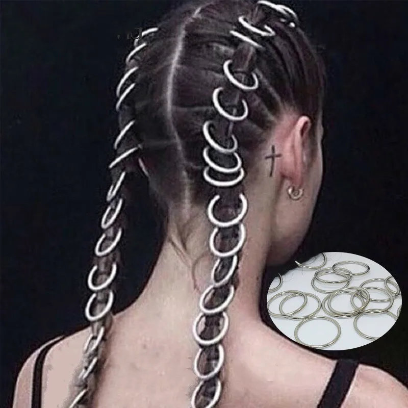 10 100 шт заколка для длинных волос плетеные круглые аксессуары регулируемая