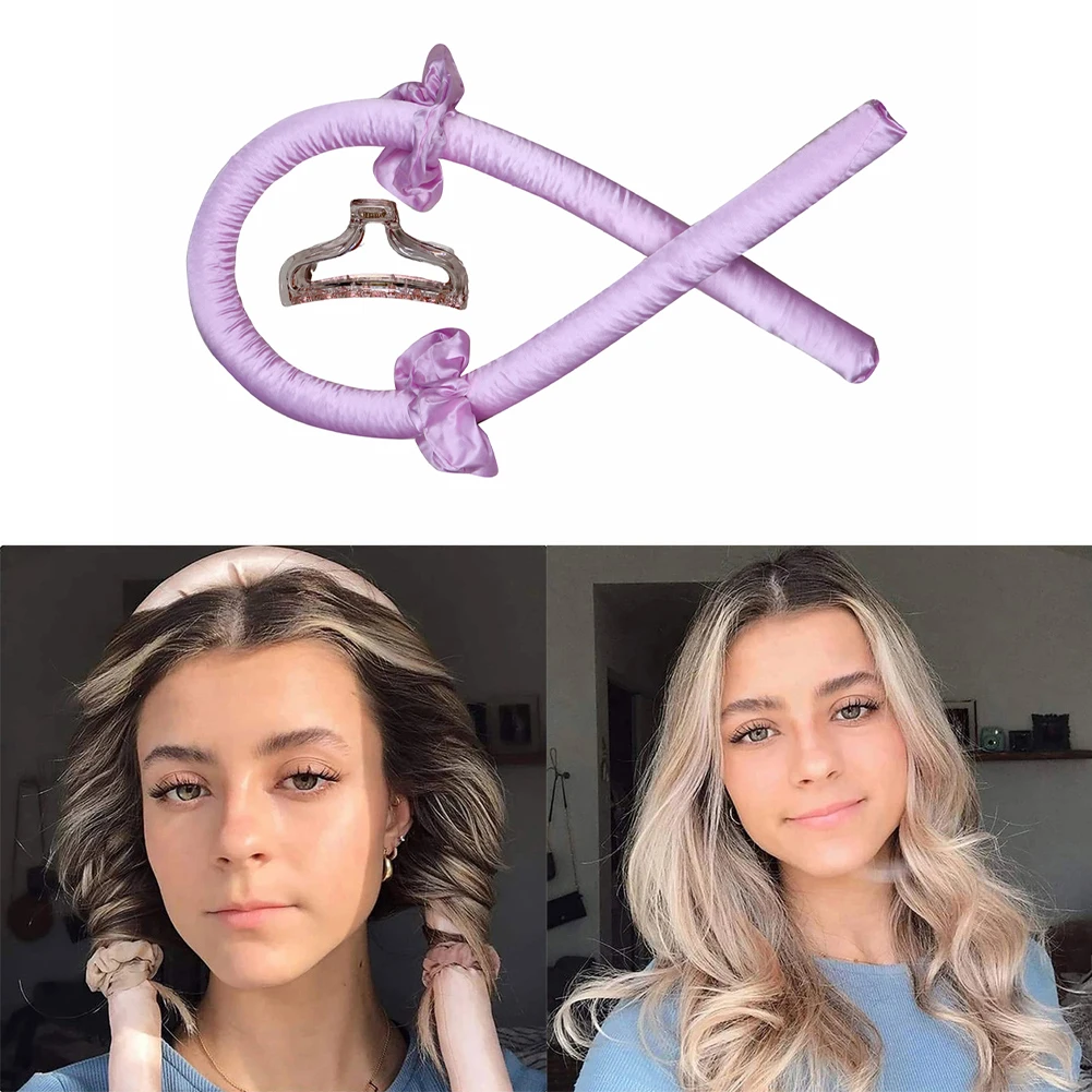 

Heatless Curling Rod Headband Lazy Curler Silk Curling Ribbon Silk Curling Ribbon Heatless Hair Curling Ribbon Make Hair Curly