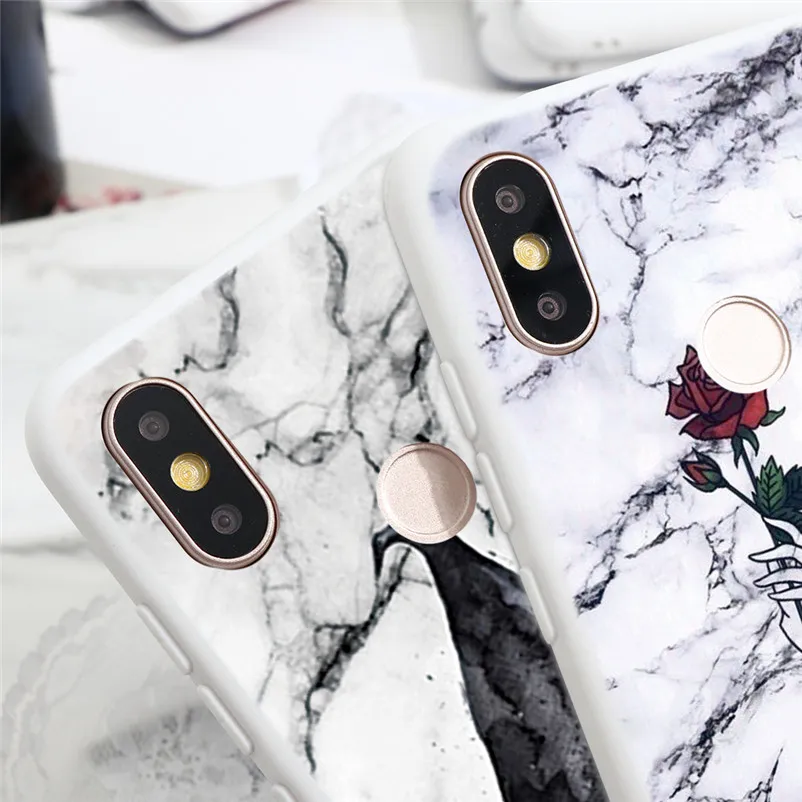 Мраморный чехол для Xiao mi Red mi Note 7 5A 5 6 8 Pro 6A 7A Plus mi A3 A1 A2 8 9 Lite SE 9T F1 CC9 CC9e TPU Белый матовый чехол Funda