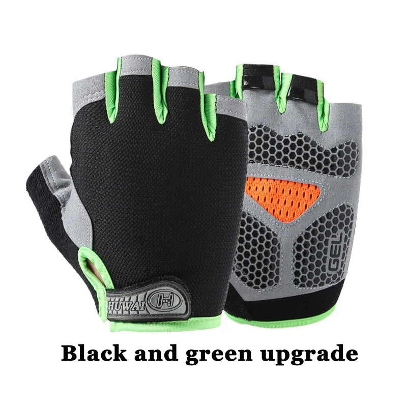 Fishing Gloves Outdoor Sports Sun Protection Half Finger Gloves Fitness Non-Slip Breathable Riding Fishing Gloves Tackle Pesca