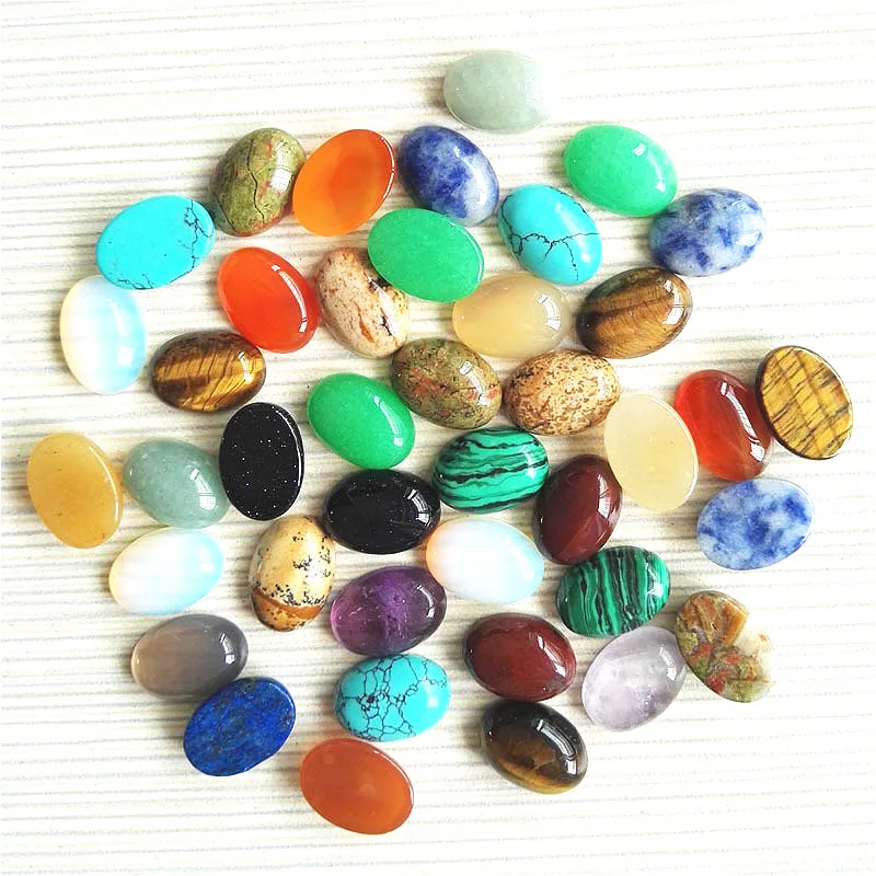 Овальные накладки для ожерелья и браслета 5 шт./пакет кольцо из натурального