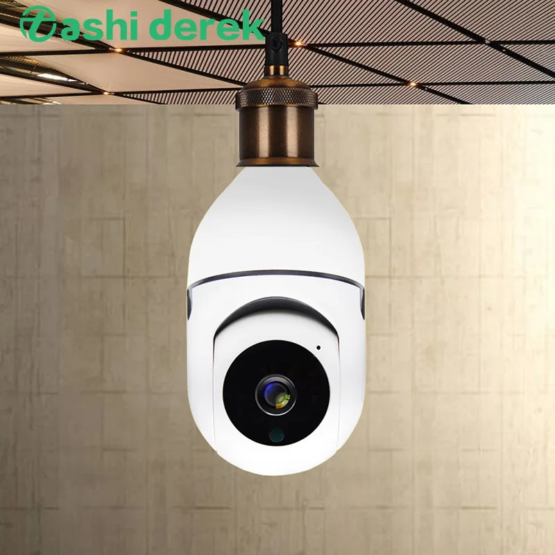 

Wireless IP Camera WiFi 960P Panoramic Cam Bulb Home Security Camera Remote Monitor 360 Degree View Two-Way Audio APP Control