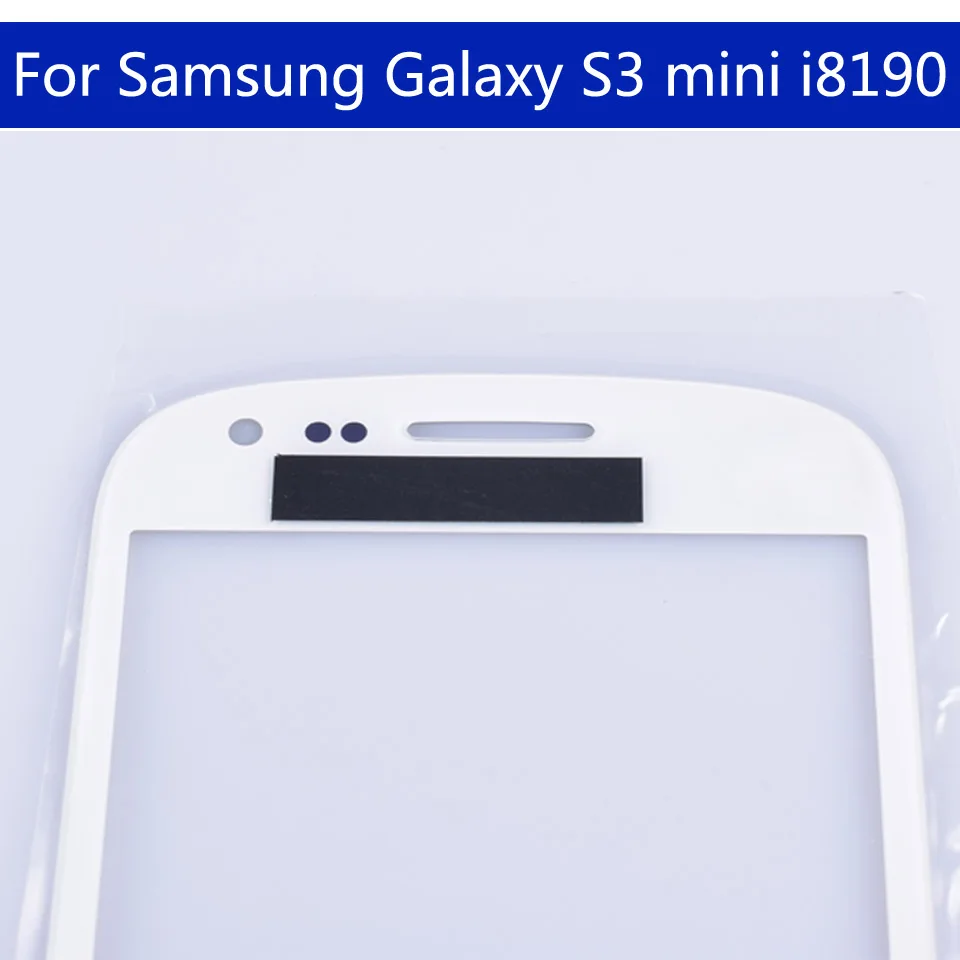 Сенсорный экран S3mini для Samsung Galaxy S III mini S3 i8190 i8190N внешнее стекло ЖК-экрана сменный