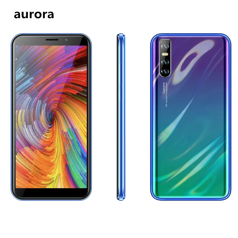 6.0-Aurora-standard P30 pro, смартфоны, 6,26 дюймов, большой экран, четыре ядра, 4 Гб ОЗУ, 64 Гб ПЗУ, 13 МП, распознавание лица, разблокированные, Android, мобильные телефоны, wifi, gps - Цвет: 6.0-Aurora-standard