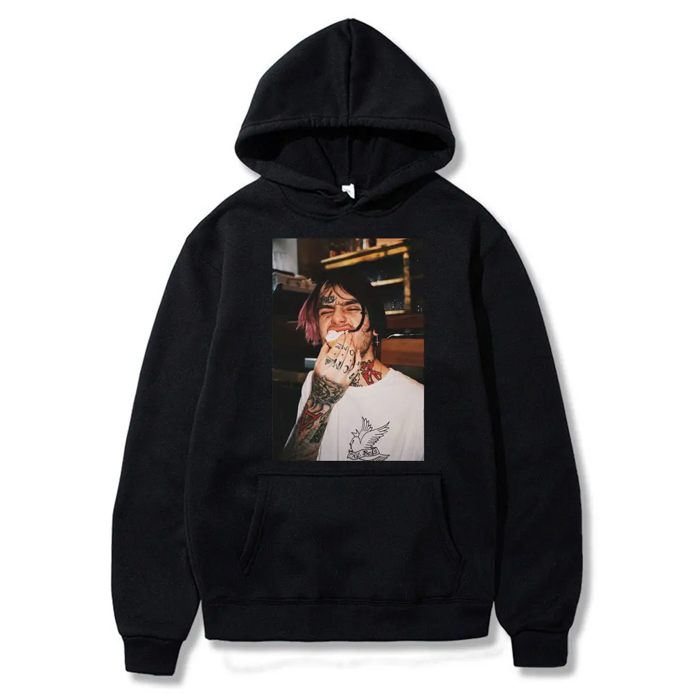 

Hipster Lil Peep Print Hoodie Hoody Tops Men/women Spring 100% Pure Cotton Casual Street Clothing Hoodies Pullover Sweatshirt
