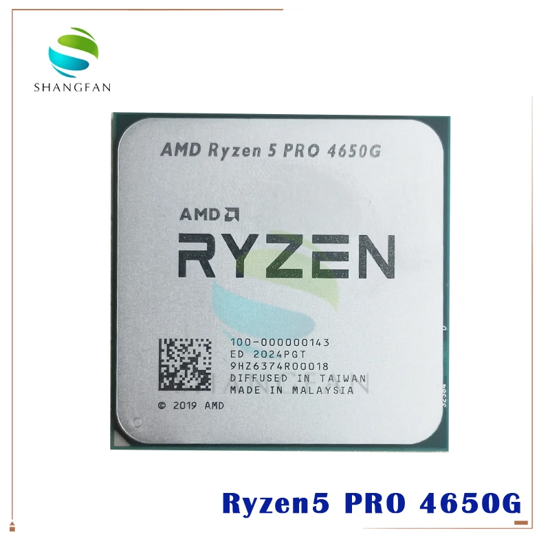 Процессор AMD Ryzen 5 PRO 4650G R5 3 7 ГГц 6 ядер 12 потоков 65 Вт L3 = 8M 100-000000143 разъем AM4 |