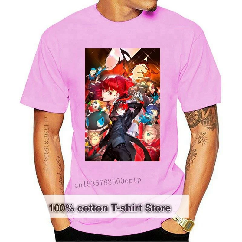 

New Persona 5 Royal Box Art Premium Tshirt DMN T-Shirt Black
