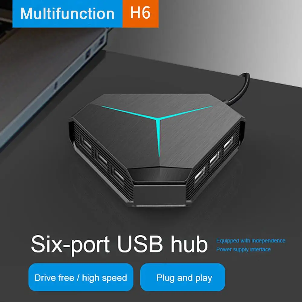 6 Порты и разъёмы usb-хаб с устройство для чтения карт SD TF 1 м кабель сплиттер