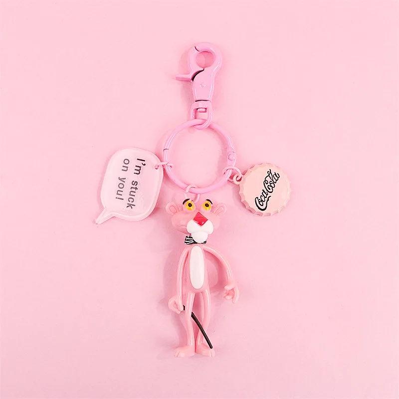 Милая мультяшная Розовая пантера креативная брелок на день рождения для женщин