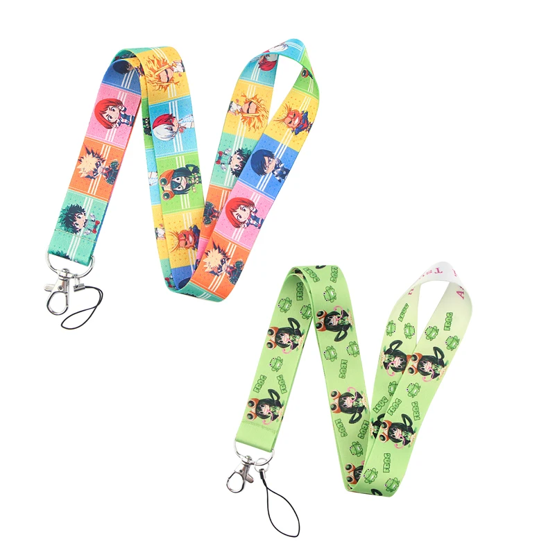 

LX379 My Hero Lanyard Keychain Neckband Lanyard USB ID Card Badge Holder Mobile Belt Lanyard Mobile Phone Accessories