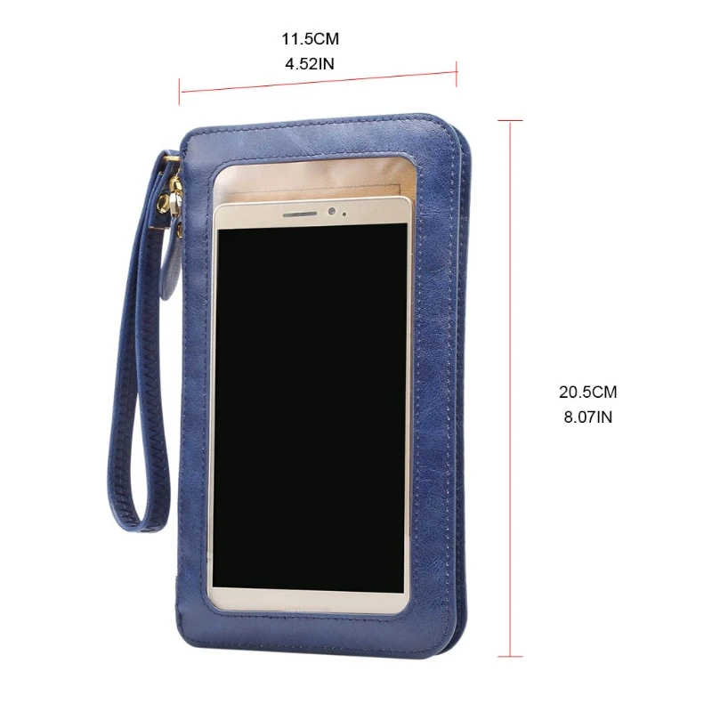 

Small Women Crossbody Clutch Purse Cell Phone Wristlet Wallet Case Bag J60D